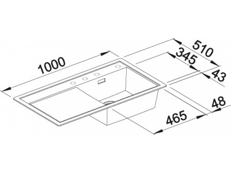 Купить Мойка Blanco Zenar XL 6S 519285 чаша слева, белый