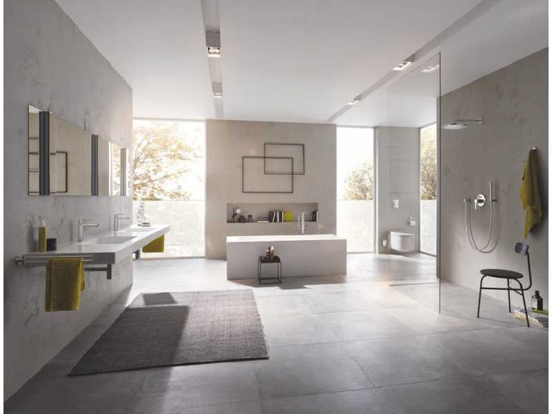 Купить Смеситель Grohe Lineare New для ванны и душа, суперсталь, 23792DC1