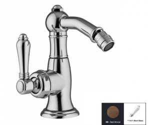 Смеситель Nicolazzi Cinguanta 3453DB76C для биде, темная бронза, ручки P. Mont Blanc