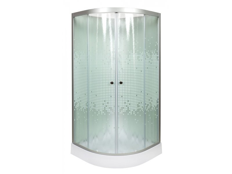 Купить Душевая кабина Deto L 908 N 80 x 80 см, без крыши, с гидромассажем