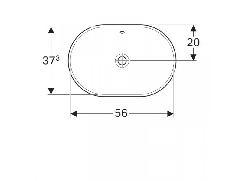 Купить Раковина Geberit Variform 500.728.01.2, 60 x 40 см, белая