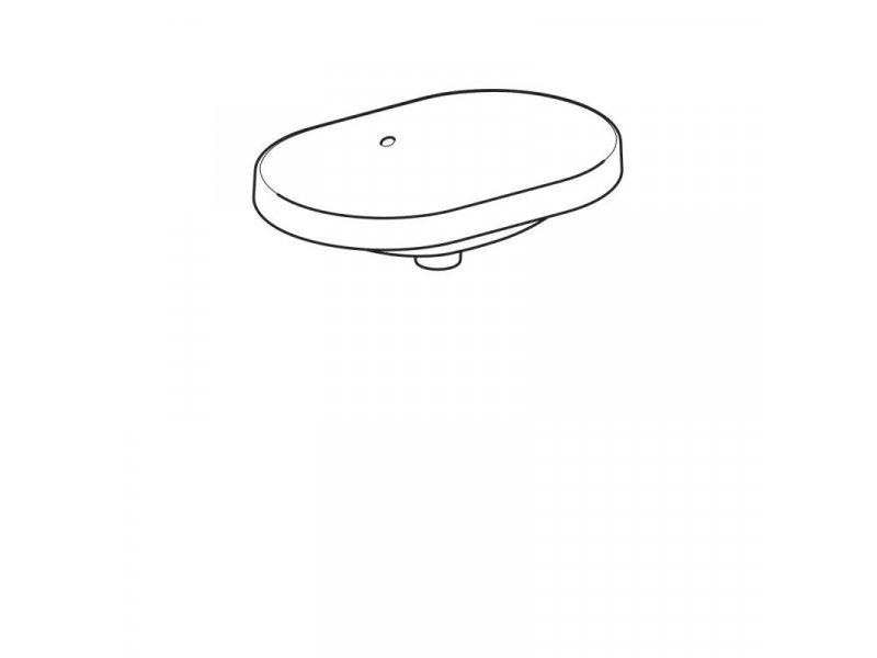 Купить Раковина Geberit Variform 500.728.01.2, 60 x 40 см, белая