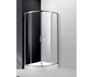 Душевой уголок Cezares Molveno-R-2-100-C-Cr-IV, 100 х 100 см, стекло прозрачное, хром