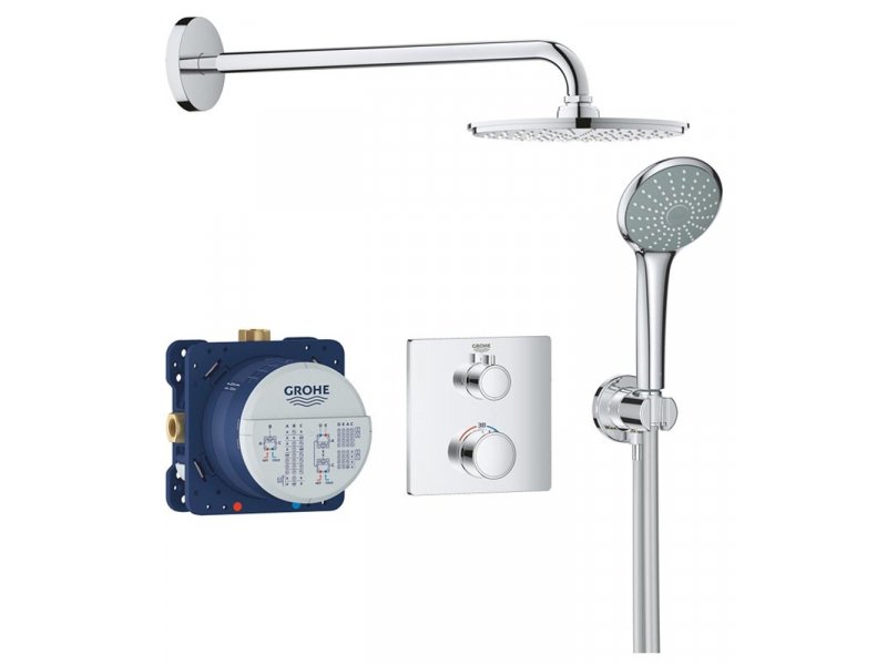 Купить Душевая система Grohe Grohtherm 34734000, с термостатом