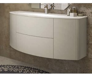 Тумба под раковину Cezares Eden 54417 121 см подвесная, цвет grigio natura