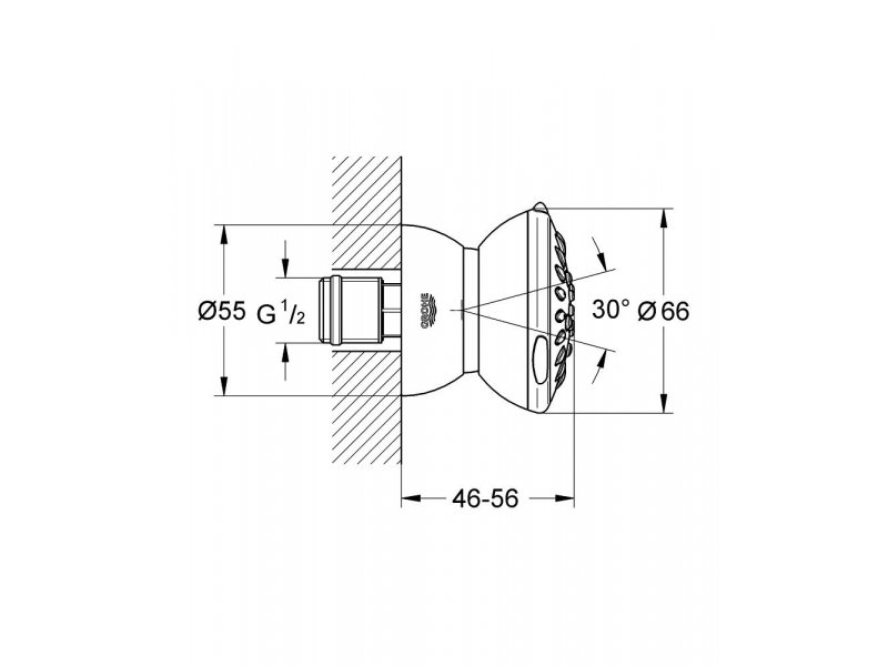 Купить Боковой душ Grohe Relexa Dual (27066000/27067000)