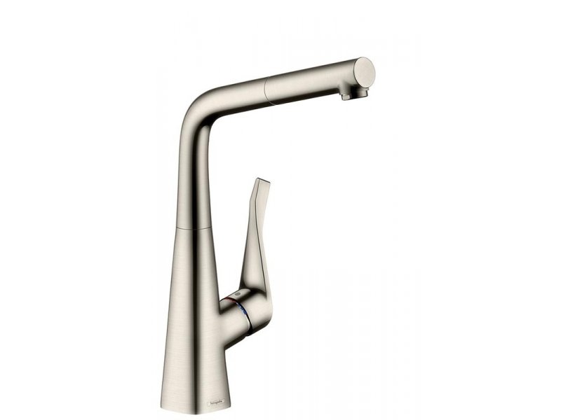 Купить Смеситель Hansgrohe Metris 14821800 для кухонной мойки, под сталь