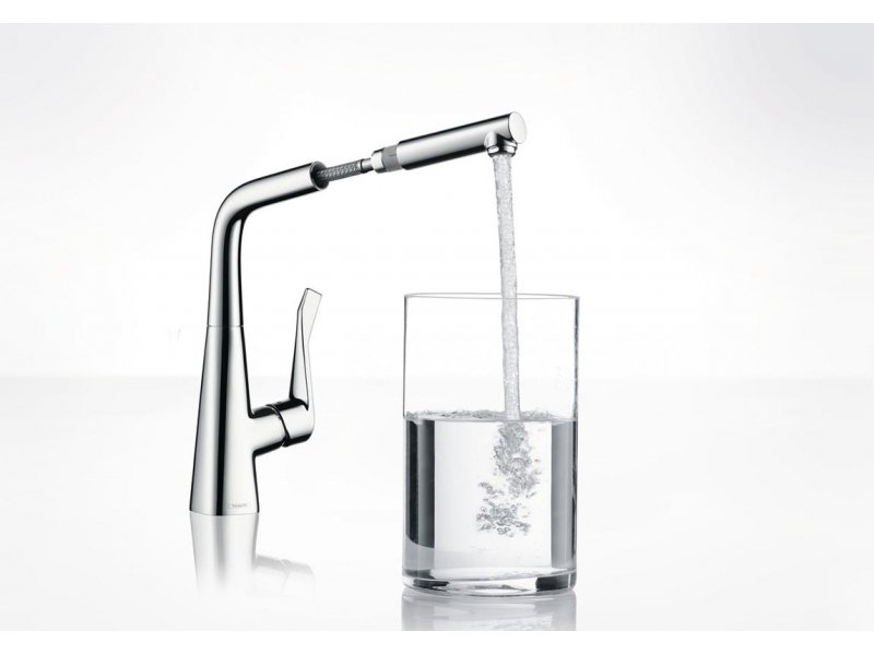 Купить Смеситель Hansgrohe Metris 14821800 для кухонной мойки, под сталь