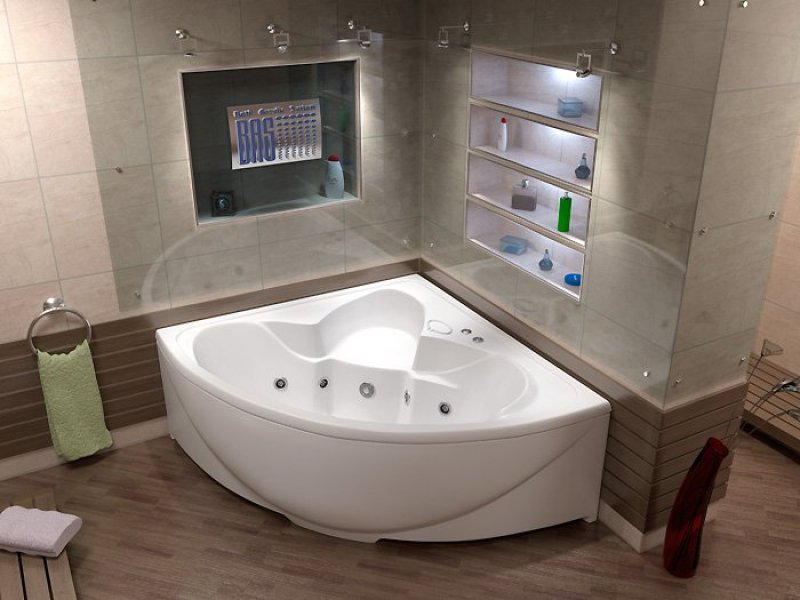 Купить Ванна гидромассажная Bas Дрова (Drova) 160 х 160 см (ВГ00059/ВГ00060)