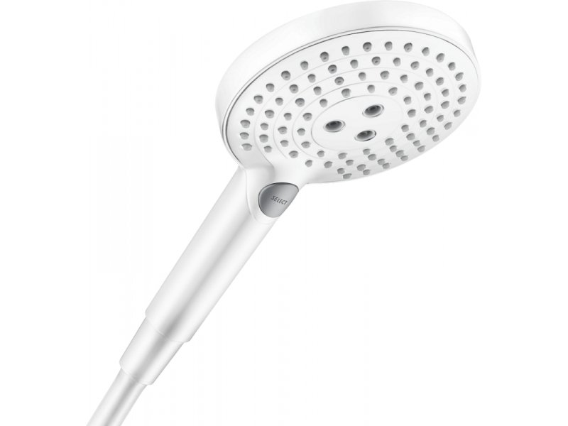 Купить Ручной душ Hansgrohe Raindance Select S 26530700, 12 см, 3 режима, белый матовый