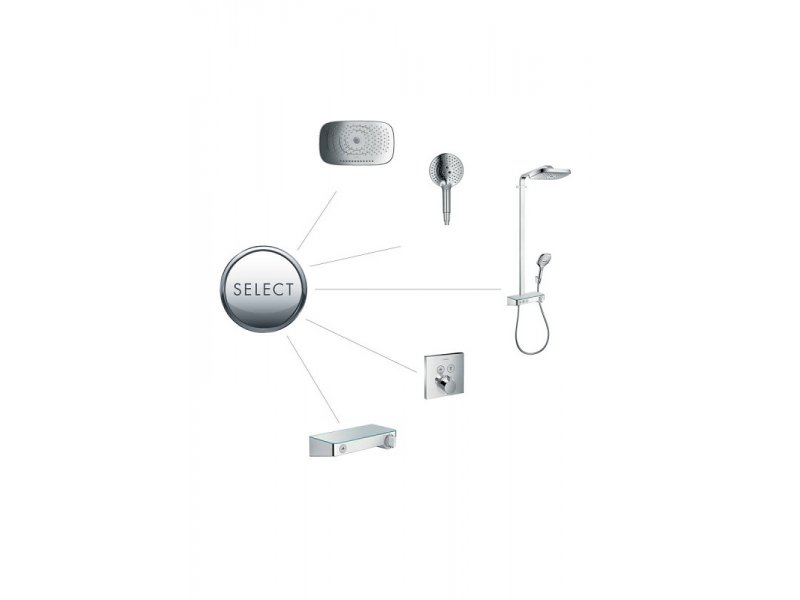 Купить Ручной душ Hansgrohe Raindance Select S 26530700, 12 см, 3 режима, белый матовый