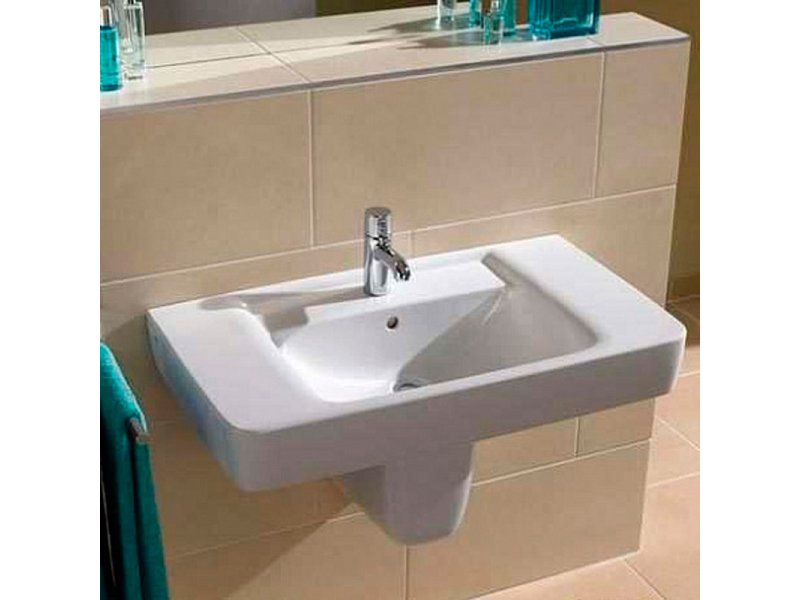 Купить Раковина Geberit Renova Plan, 85х48, белая, 122185000