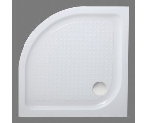 Душевой поддон BelBagno TRAY-BB-R-80-550-15-W 80 x 80 см с сифоном, четверть круга
