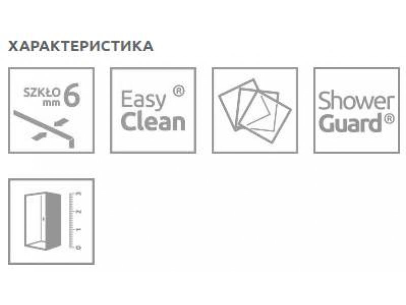 Купить Шторка на ванну Radaway EOS II PND 110 206211-01R/L