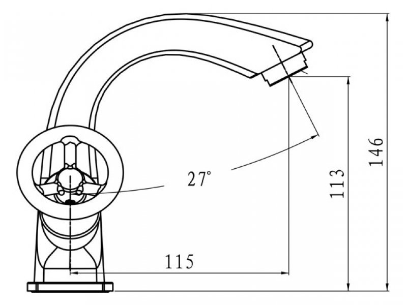 Купить Смеситель Elghansa NEW WAVE SIGMA 19A7595 для раковины