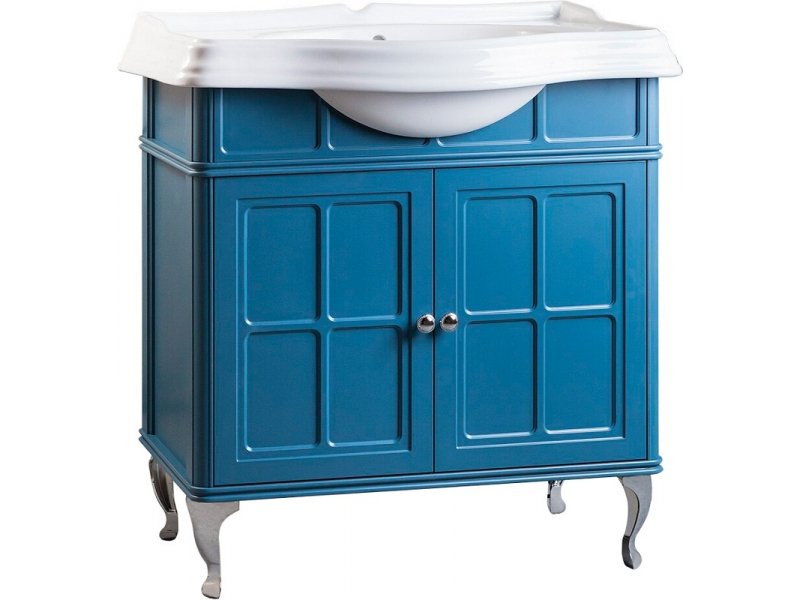 Купить Тумба под раковину Caprigo Borgo 80 см, синий, B-136 blue, 33412CH