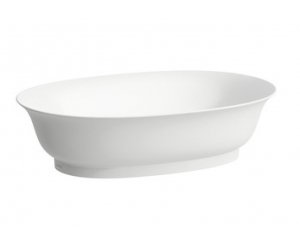 Раковина Laufen New Classic 8.1285.2.757.112.1 55 х 38 х 14.5 см, накладная, SaphirKeramik, без перелива, белый матовый