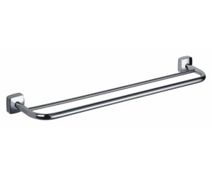 Полотенцедержатель Fixsen Kvadro FX-61302 двойной, 61 см, хром