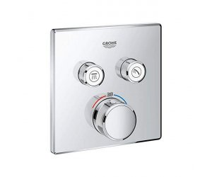 Смеситель для ванны и душа Grohe Grohtherm SmartControl 29124000, хром