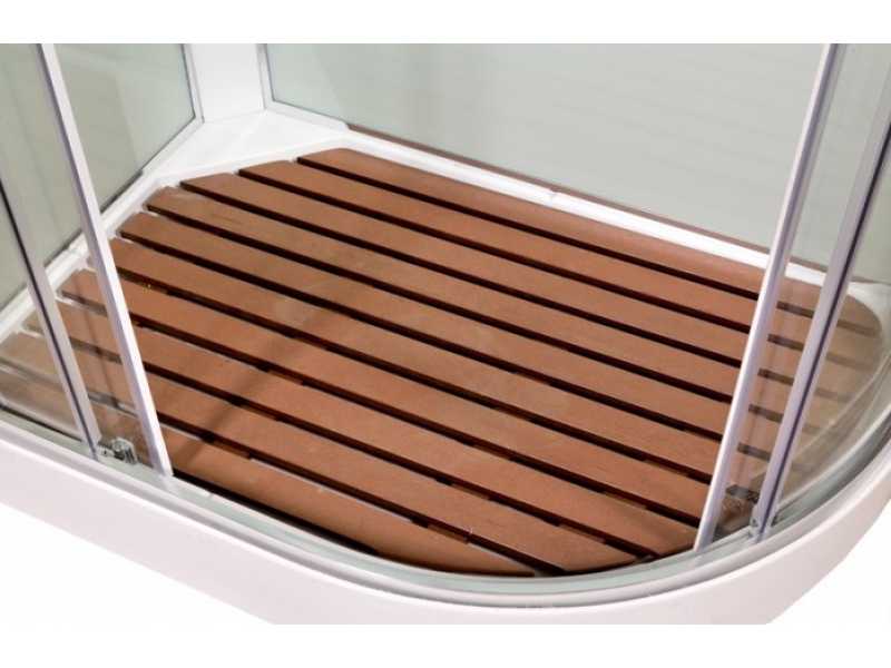 Купить Душевая кабина Deto A 102 L/R 120 x 80 см, с крышей, Led