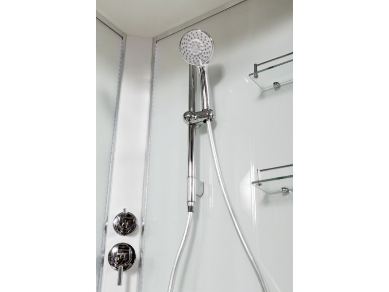 Купить Душевая кабина Deto A 102 L/R 120 x 80 см, с крышей, Led