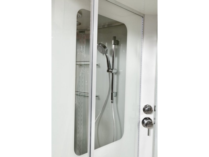Купить Душевая кабина Deto A 102 L/R 120 x 80 см, с крышей, Led