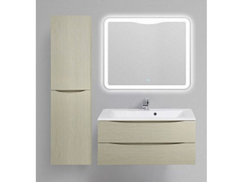 Купить Шкаф-пенал подвесной BelBagno FLY-MARINO-1500-2A-SC-PT-P-R, 40 х 30 х 150 см, Patinato Turches/оливковый патинированный, правосторонний