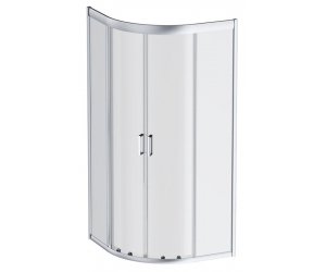 Душевой уголок Am.Pm Gem W90G-401-080WT, 80 х 80 см, профиль матовое серебро, стекло прозрачное