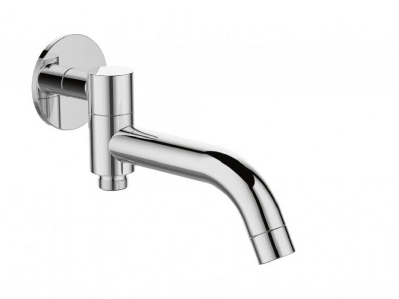 Купить Излив для ванны BelBagno Ancona ANCONA-BCA-CRM, с дивертором для душа, хром