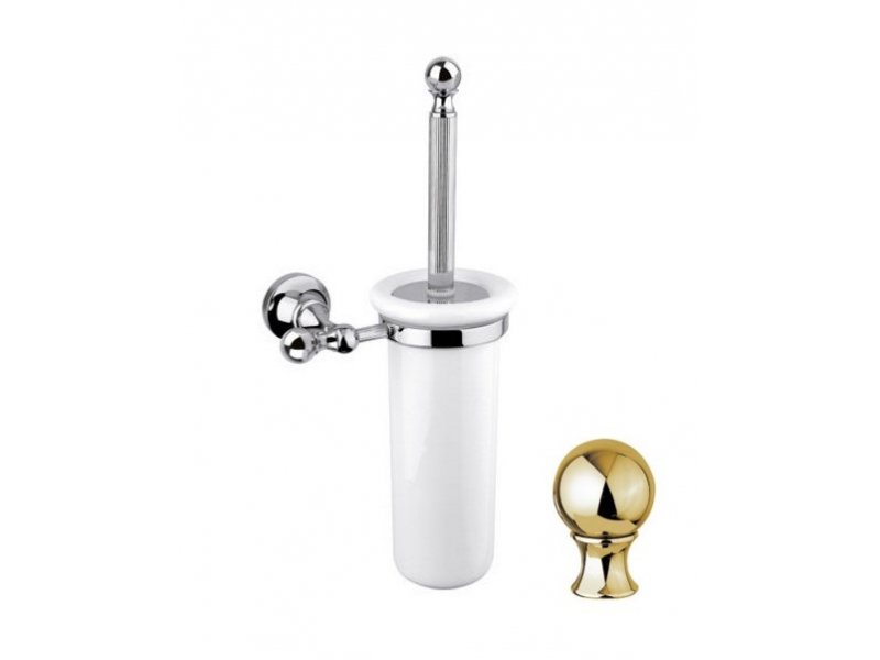 Купить Ершик Cezares Olimp TB-01-Sw цвет хром, ручки Swarovski