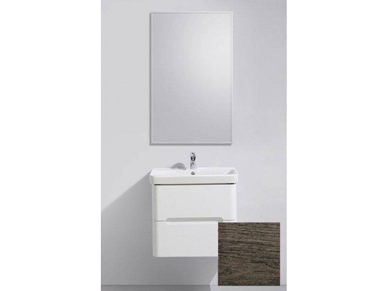 Купить Тумба под раковину BelBagno Luxury-500-2C-SO-RW-P 50 см подвесная, цвет темный дуб (rovere moro)
