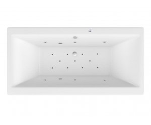 Ванна гидромассажная Excellent Pryzmat 180 x 80 см, RELAX, хром, каркас в подарок