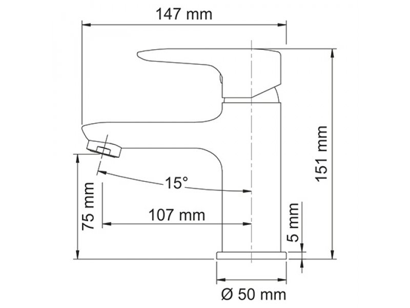 Купить Смеситель для раковины WasserKRAFT 5603, хром