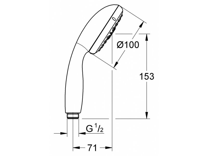 Купить Ручной душ Grohe Tempesta New Cosmopolitan 28578002 (28578001)