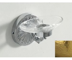 Мыльница настенная с держателем ArtCeram Versailles HEA018 73, золото