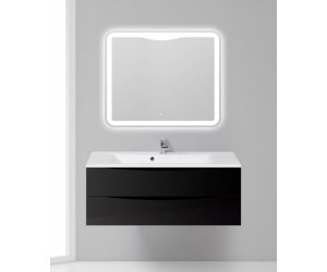 Тумба под раковину BelBagno Marino MARINO-1200-2C-SO-NL-P, 120 х 45 х 55 см, Nero Lucido - черный глянец