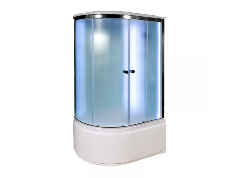 Купить Душевая кабина Deto D D120S LED L/R 120 x 80 см, с крышей и LED подсветкой