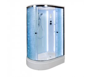 Душевая кабина Deto Em EM2712 L/R LED 120 x 80 см, с крышей, с Led подсветкой
