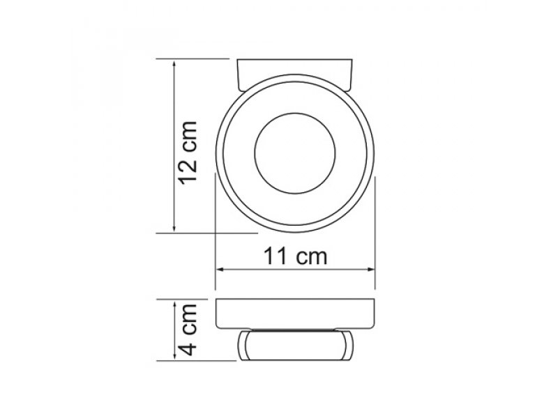 Купить Мыльница с держателем WasserKRAFT 6829