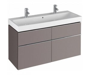 Тумба под раковину Geberit iCon 840422000, 120 см, цвет платиновый