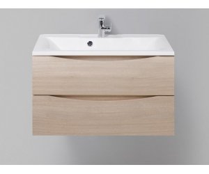 Тумба под раковину BelBagno Marino MARINO-800-2C-SO-RG-P, 80 х 45 х 55 см, Rovere Grigio - светлое дерево