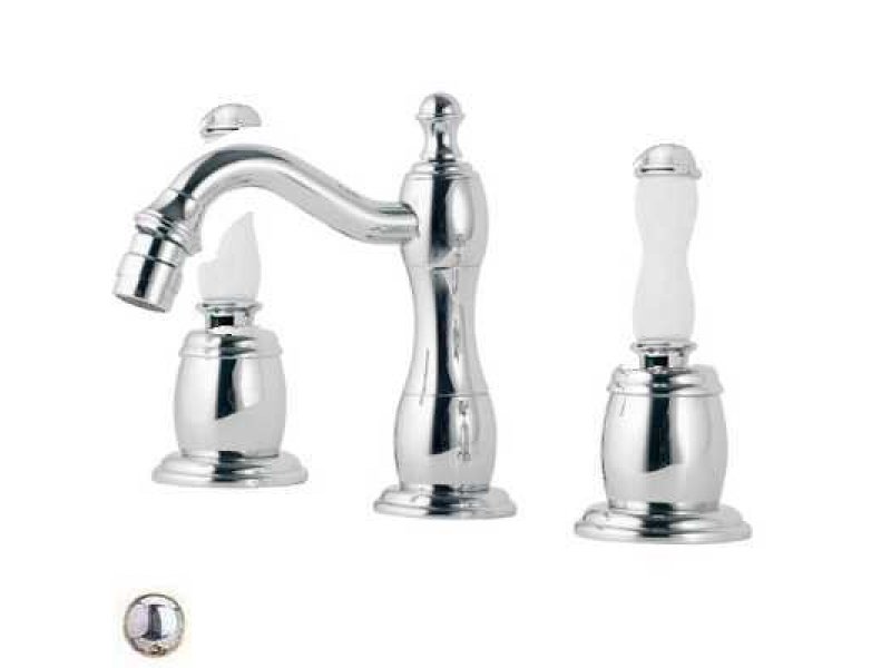 Купить Смеситель Bandini Antica 562720KO06 для биде на 3 отверстия, хром/золото