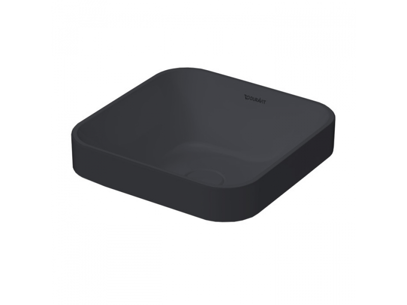 Купить Раковина Duravit Happy D.2 Plus 23594013001 40 x 40 см, покрытие WG, антрацит матовый