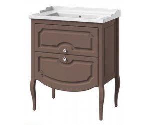 Тумба под раковину Caprigo Aspetto Firenze 70 34116, 2 ящика, цвет TP-809 шоколад
