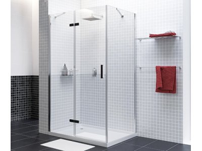 Душевой уголок WasserKRAFT Aller 10H10BLACK MATT, прямоугольный, 100 см