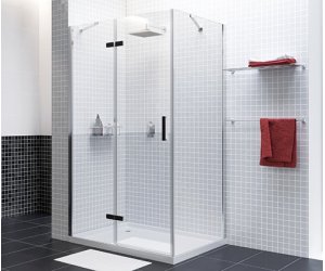 Душевой уголок WasserKRAFT Aller 10H10BLACK MATT, прямоугольный, 100 см