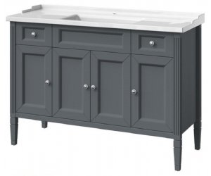 Тумба под раковину Caprigo Aspetto Albion Concept 120 34016, цвет TP-810 графит