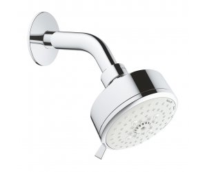 Верхний душ Grohe New Tempesta Cosmopolitan 100 III 27869001, 100х100 мм, 4 режима струи, с держателем