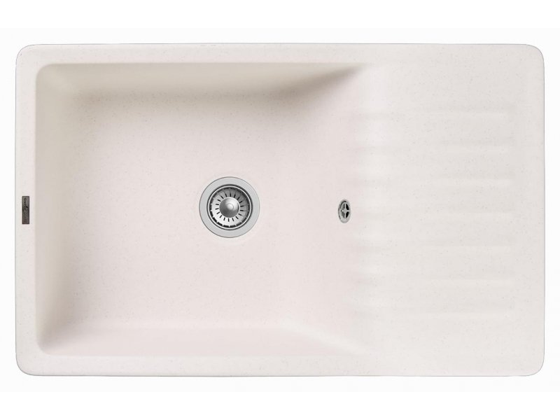 Купить Кухонная мойка GranFest Quarz Z 72, 75.2 x 47.5 см, белый