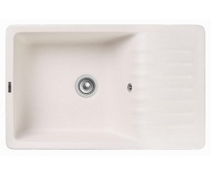 Кухонная мойка GranFest Quarz Z 72, 75.2 x 47.5 см, белый
